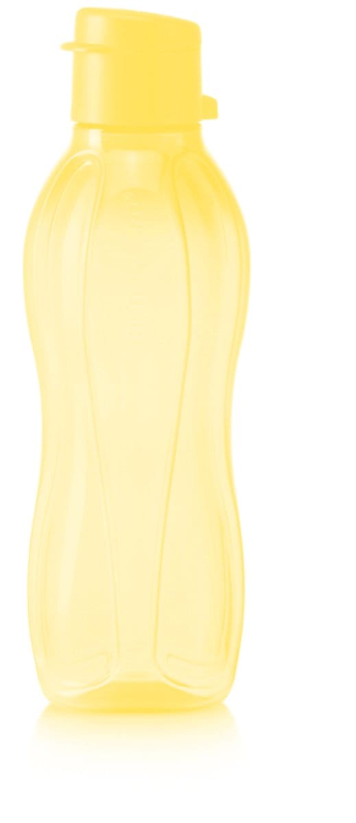 Tupperware Ecofles Plus 500 ml Pastelgeel | Waterfles Drinkfles Geel met Sportdop