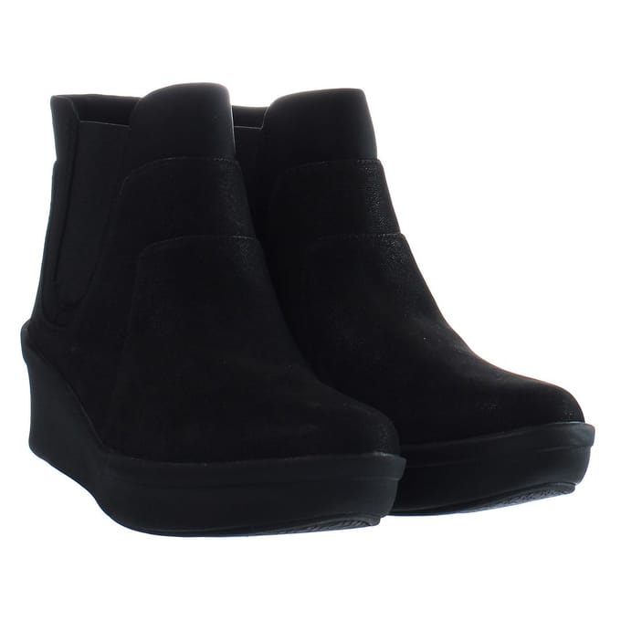 Clarks Step Rose Sun Dames Zwart Laarzen