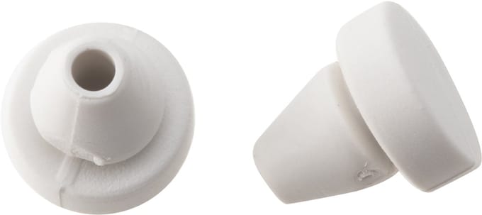 Kozijnbuffer Wit 3.5mm – Set van 10 | Rubber Deur- & Raambuffer | Aanslagdop tegen Rammelende Deuren | Geluiddempend & Duurzaam