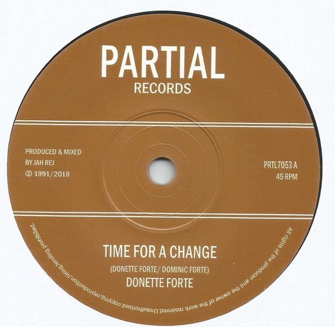 Donette Forte - Time For A Change (7" Single)