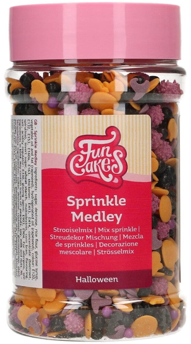 FunCakes Sprinkle Medley - Halloween - 180g - Eetbare Taartdecoratie