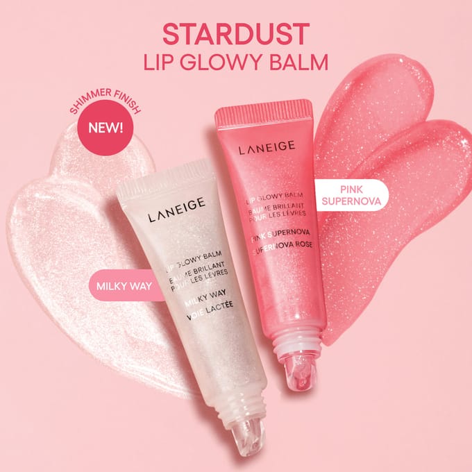 LANEIGE - Lip Glowy Balm Stardust Edition - 2 Types Milky Way