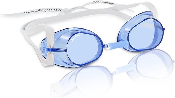 Malmsten zwembril classic - anti-fog - blauw