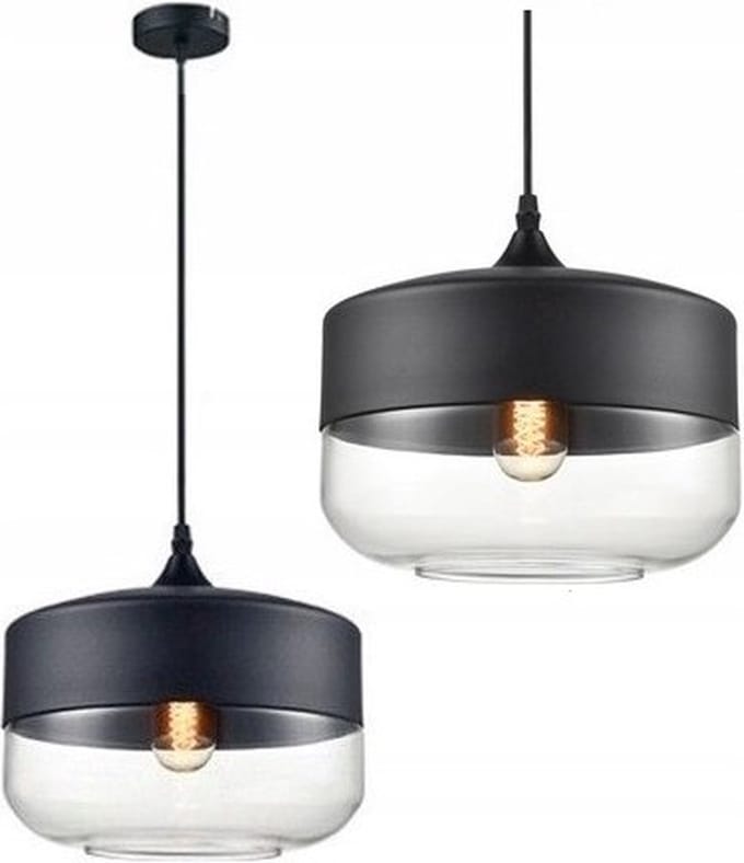Toolight App021-1Cp Zenit D Hanglamp Zwart 19,5X25X19,5Cm