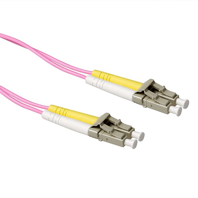 ACT 27 meter LSZH Multimode 50/125 OM4 glasvezel patchkabel duplex met LC connectoren RL9727