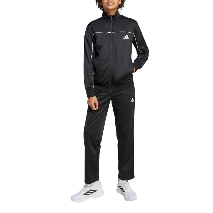 adidas Poly Tracksuit Junior - Zwart, Zwart 9-10Y
