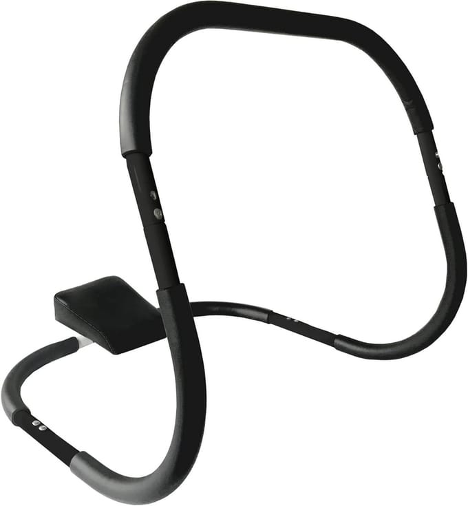 Buikspier Trainer - Core Trainer - Gespierde Buik - Frame Ondersteuning - 71 x 71 cm - Zwart