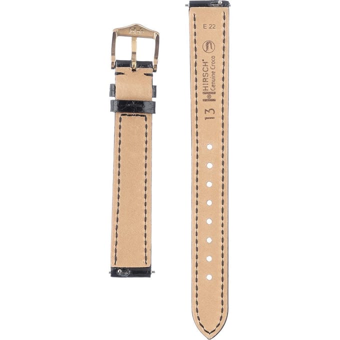 Hirsch 01808150-1-13 Genuine Croco Horlogeband