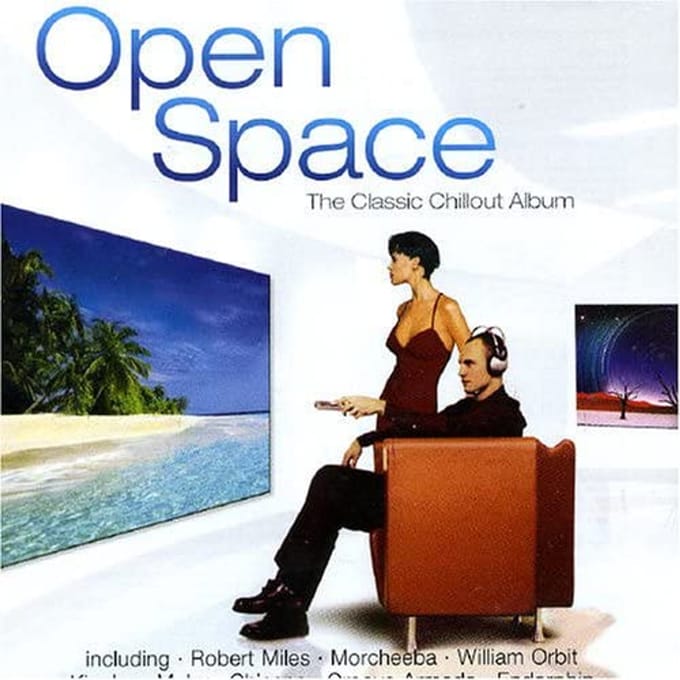 CD VARIOUS - Open Space-the Classic Chillout Alb 5054192000 Columbia 2002 US Dance & Electronica Gebruikt blue