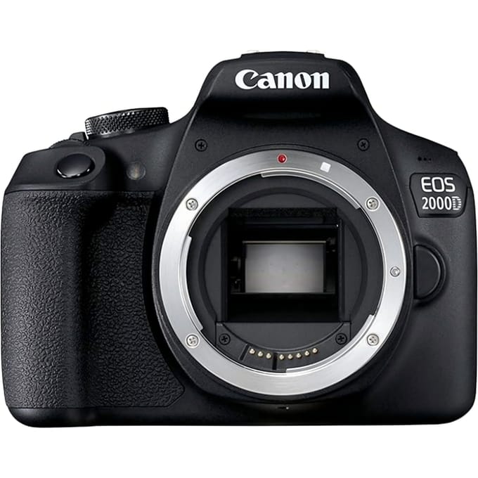 Canon EOS 2000D Lichaam - Zwart