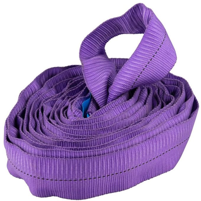 Rondstrop 1 ton, paars, 3 meter, eindloze hijsband - TRAILERGEAR