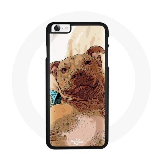 Coque iphone 7 Chien Pitbull