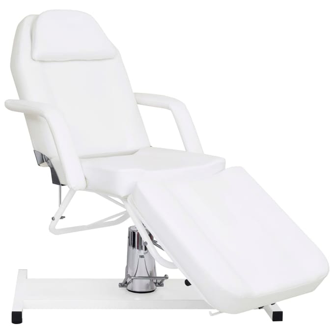 vidaXL - Massagetafel - 180x62x(87-112) - cm - wit