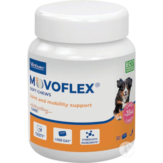 L: 180g Movoflex Soft Chews Joint & Mobility Support voor honden