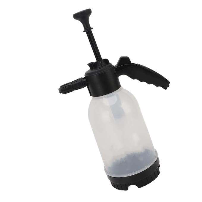 Handpomp Schuimspuit 2000ml Handmatig Drukbare Zeepspuit Autowas Schuimer voor Auto Tuin Reiniging white
