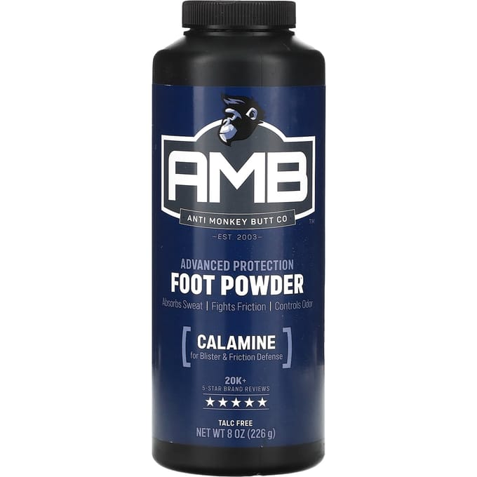 Anti Monkey Butt, Advanced Protection Foot Powder, 8 oz (226 g) black