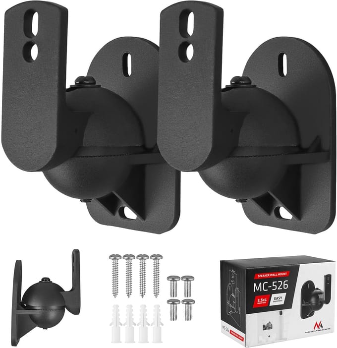 Luidspreker muurbeugel (x2) houder voor speakers Maclean MC-526