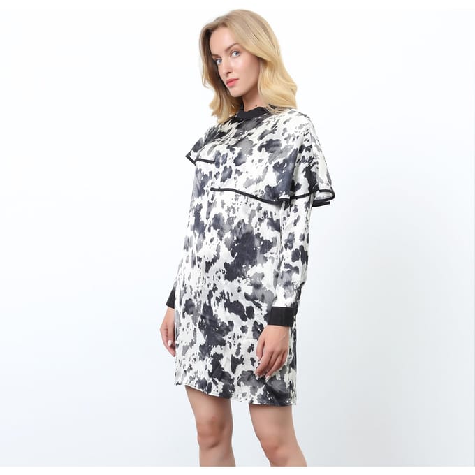 Tuniekjurk met gevlekte print