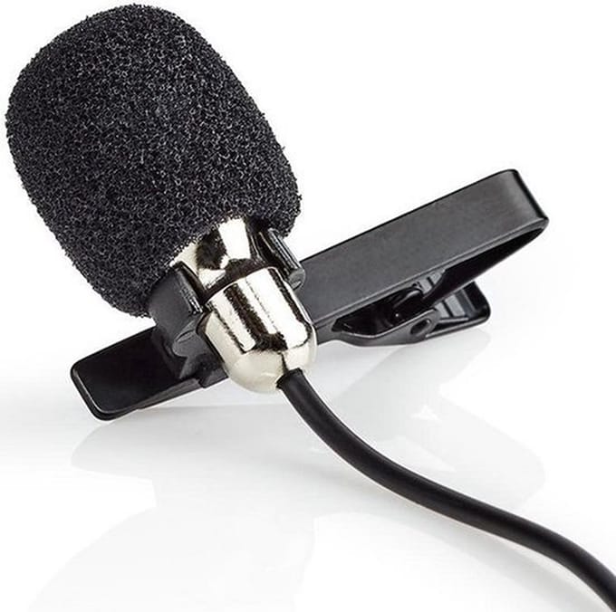 Knaak Clip-on Microfoon - Voor Laptops of Mobiele Telefoons - 1 stuk