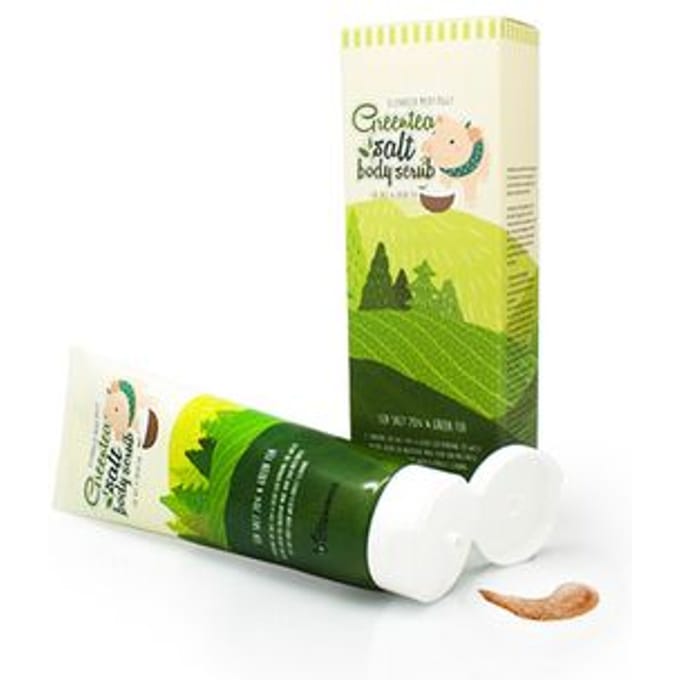 Elizavecca, Milky Piggy, gommage corporel au sel et au thé vert, 300 ml (300 grammes) white