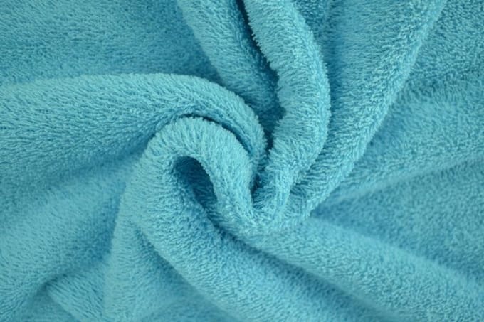 Badstof - Aqua blauw - 10 meter