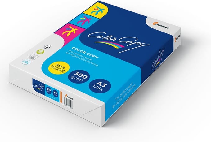 Laserpapier color copy a3 300gr wit | 5 stuks