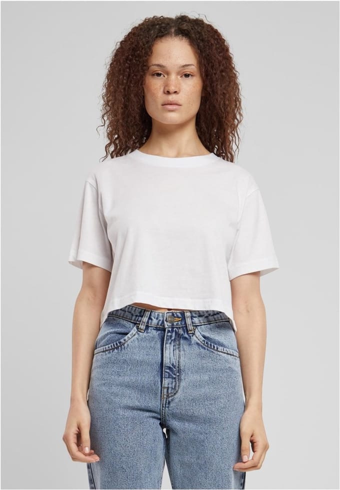 Urban Classics - Oversized crop Crop top - 5XL - Wit