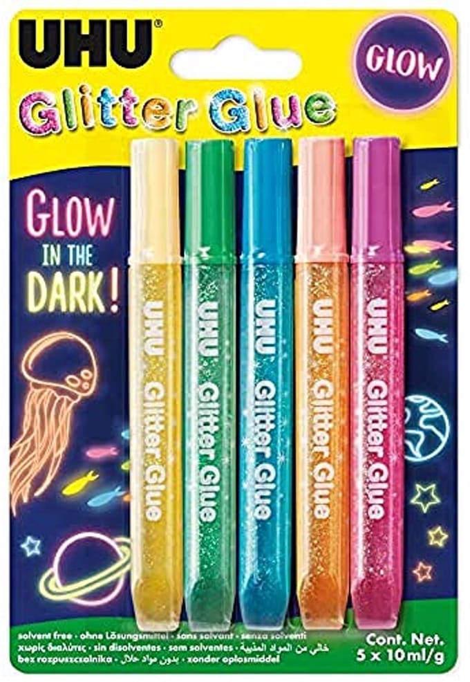 Glitterlijm met Glow in the Dark-effect - Creatief Knutselen en Decoreren