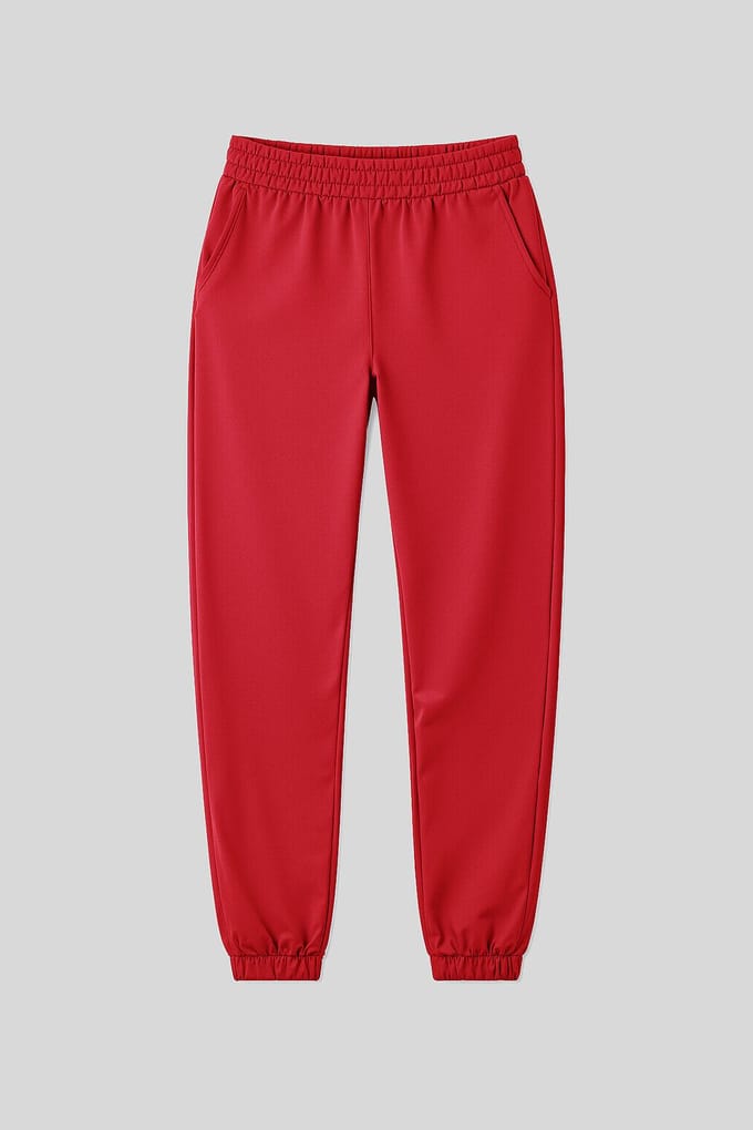 Vrouwen Hoge Taille Relaxed Fleece Joggingbroek