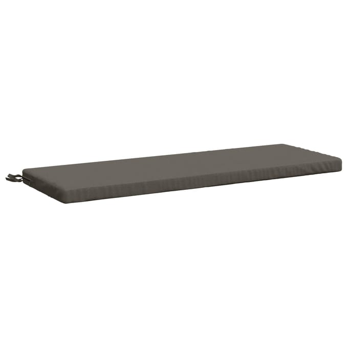 vidaXL - Bankkussen - SOEST - 100% - Polyester - Grijs - 110 - x - 40 - x - 5 - cm