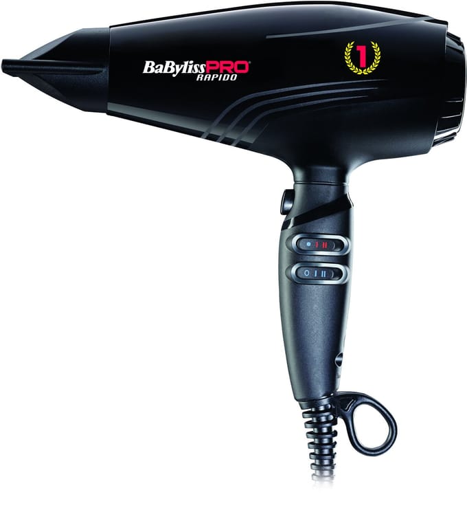 Babyliss PRO Föhn Rapido zwart 2200W