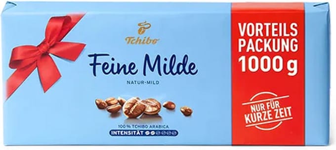 Tchibo - Feine Milde Gemalen koffie Voordeelpakket - 1 kg