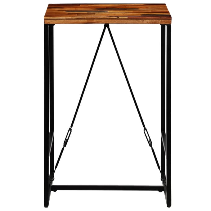 vidaXL - Bartafel - 70x70x106 - cm - massief - gerecycled - hout