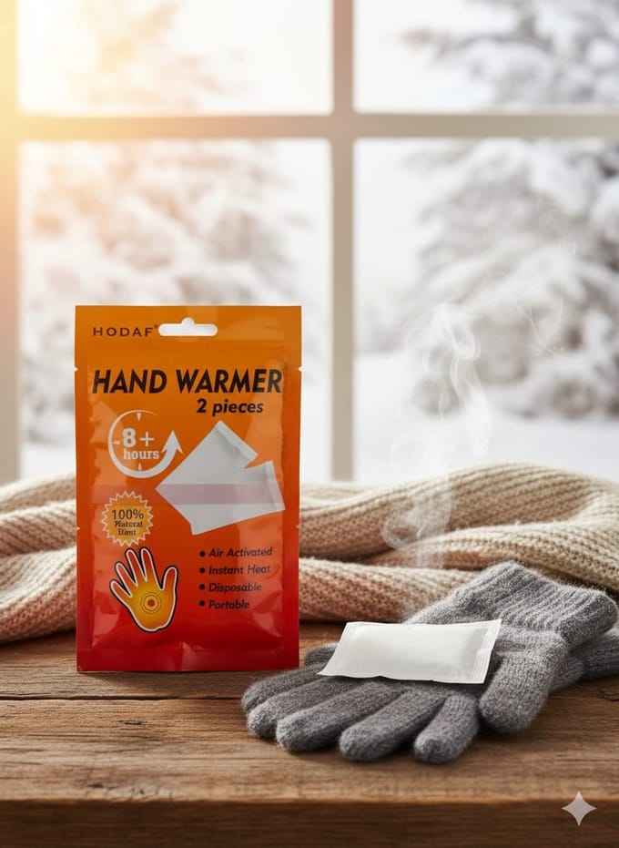 Winter Must-Have 50 stuks HODAF handverwarmers ( instant warmte +8h)