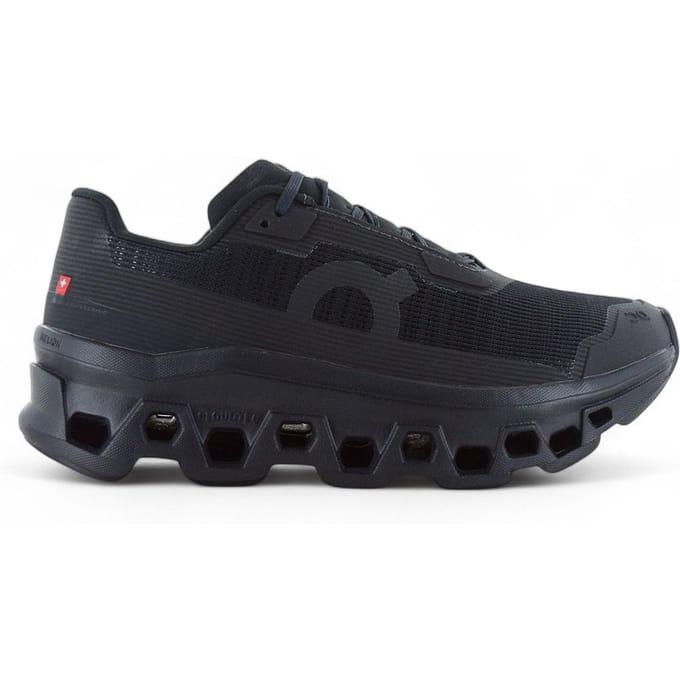 ON Running Cloudmonster Void - Dames Hardloopschoenen Cloud Schoenen Black-Black 3WF10491043 , Maat: EU 37 US 6
