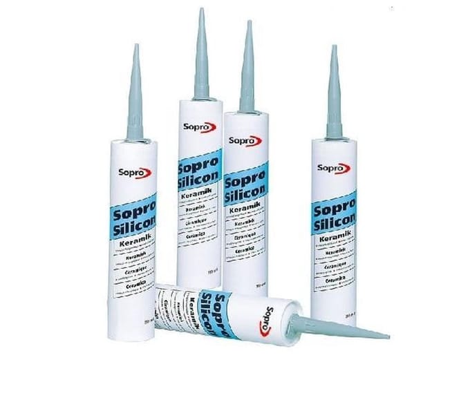 Silicone kit Keramiek Sopro betongrijs
