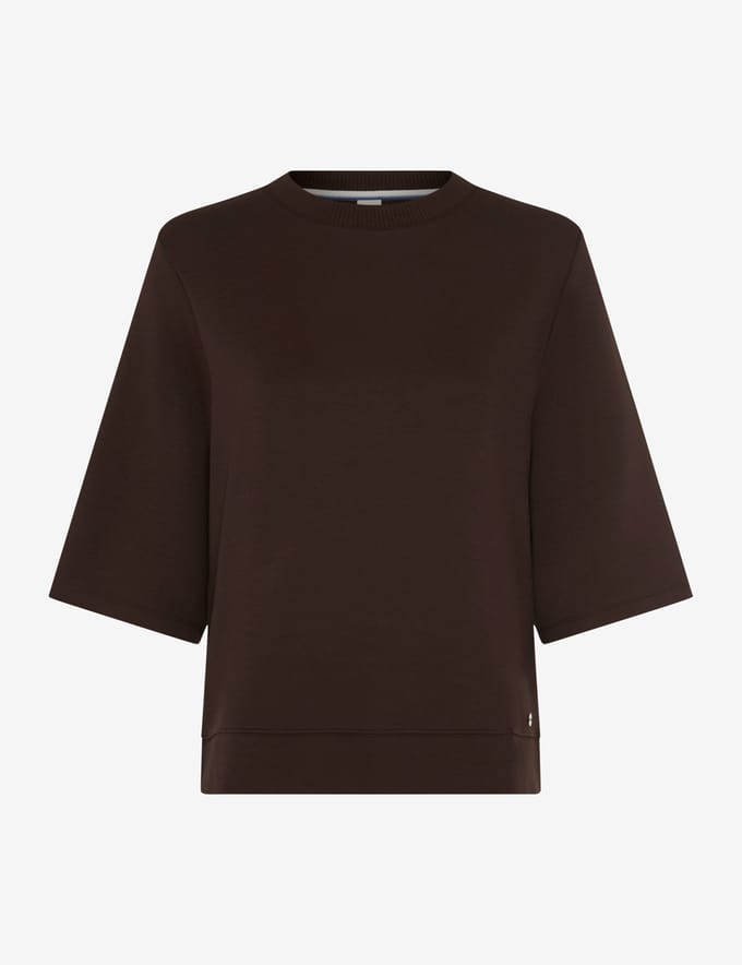Brax Dames Shirt  Style BERTA M brunette, donkerbruin, maat 40