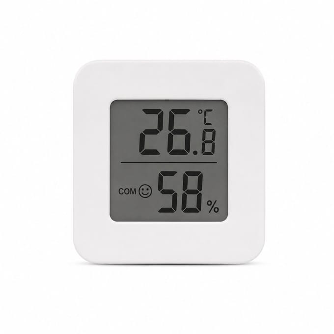Zeer nauwkeurige temperatuur- en vochtigheidssensor, mini-binnenthermometer, vochtigheidsmeter, digitale hygrometer, kamerthermometer