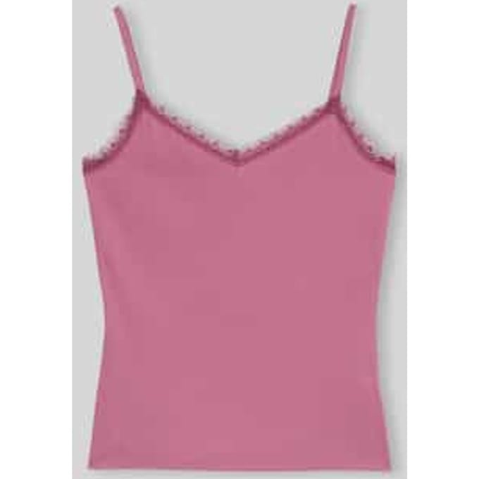slim fit top van katoenmix