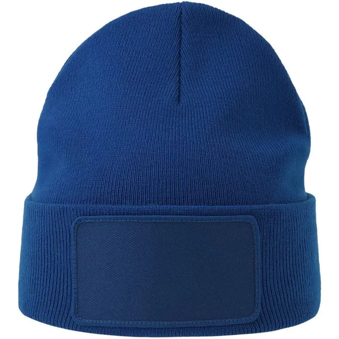 Atlantis Headwear - Wind-S Beanie with Patch - Royal - One Size