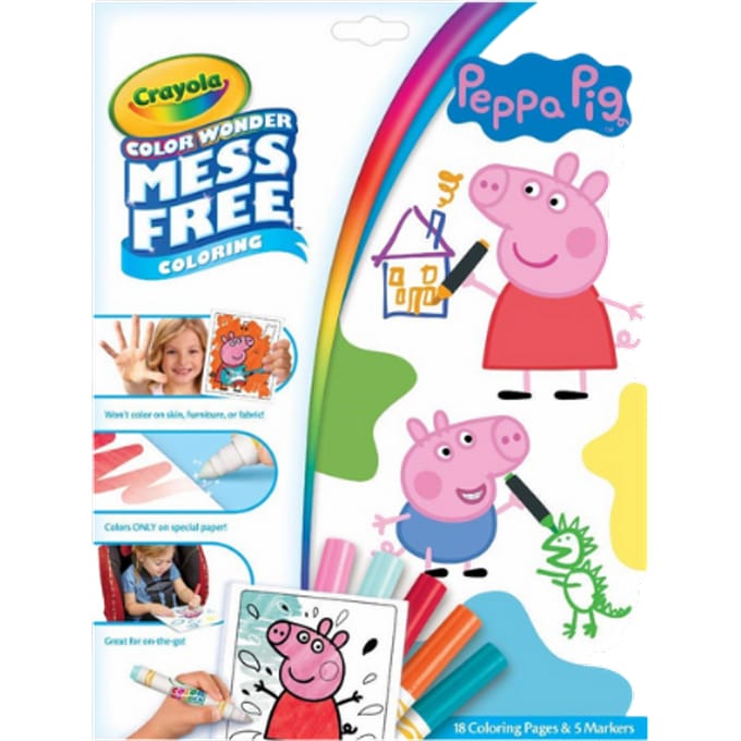 Crayola Gurli Gris Colour Wonder Mess Free Kleurboek - 23 delen