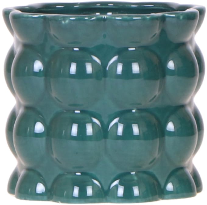 Kolibri Home | Cotton Shine sierpot - Green - Ø9cm