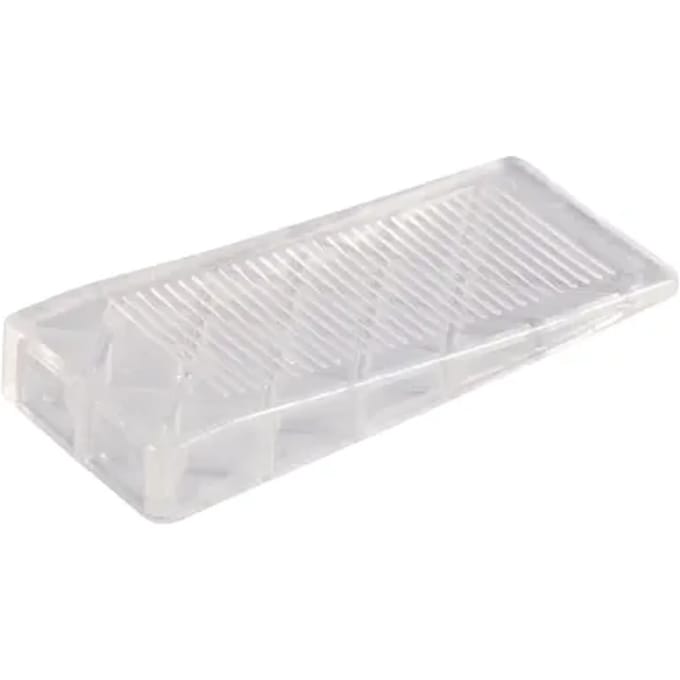 Fix-o-moll Deurwig - Transparant - Kunststof - 97x40x13mm