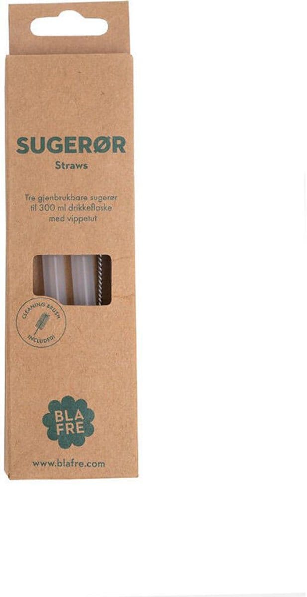 Blafre | 3 Rietjes Voor Drinkbus 300 ml