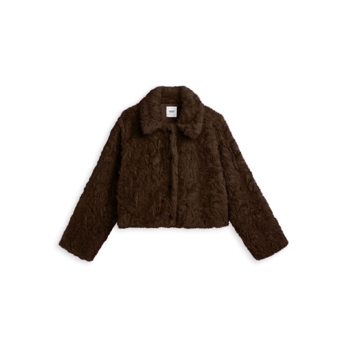 Summum Jacket Soft Faux Fur Jackets Donkerbruin 1s1320-12525