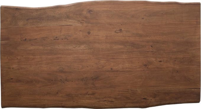 Tafelblad Edge acacia bruin 200x100cm Live-Edge