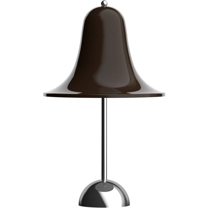 VERPAN LED tafellamp op accu Pantop, bruin, hoogte 30 cm, IP44