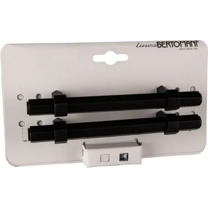 Bertomani Meubelgreep 2034 - Aluminium Zwart - 96mm - 2 Stuks