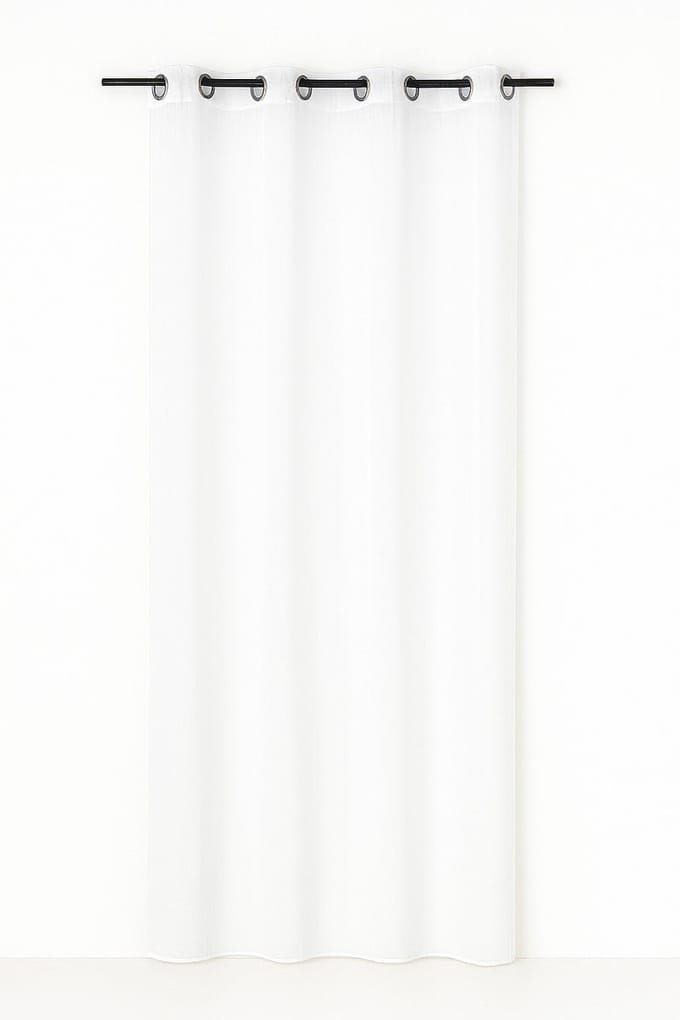 Monna voorhang gordijn wit 8 Rings 135 x 260 cm