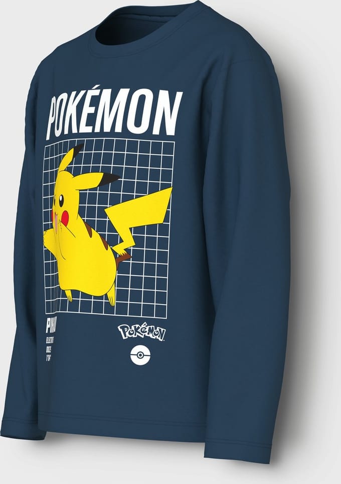NAME IT - TKMPENGAS POKEMON NREG LS TOP NOOS SKY - Jongens - Lange mouwen shirts